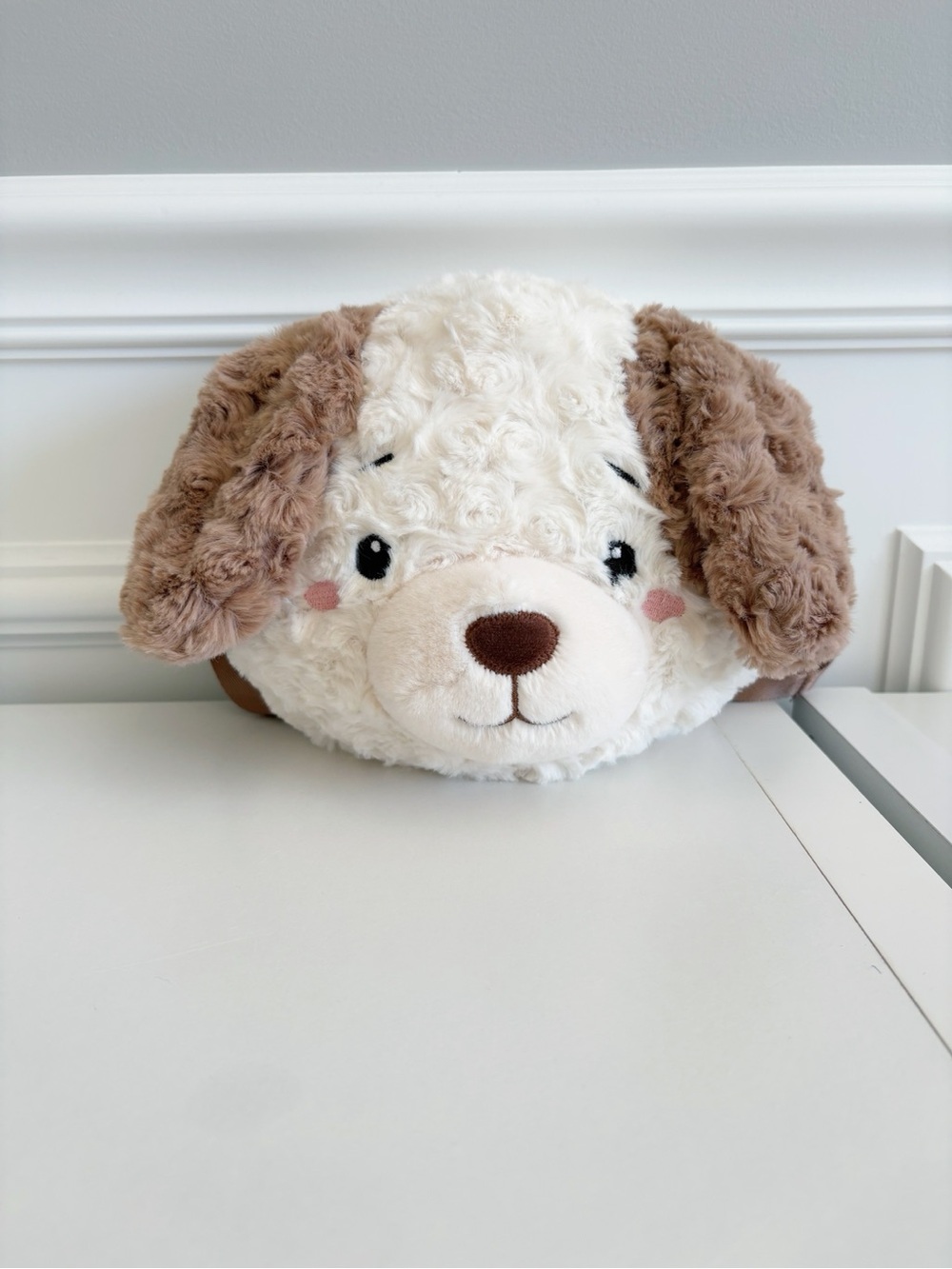 New Plush Puppy Face Dog Crossbody Bag